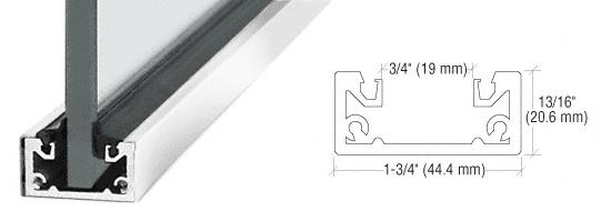 CRL Polished Stainless 120" Shallow "U" Channel - 10 Ft Long