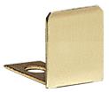 CRL Brass End Cap for 3/8" Deep U-Channel - 10 Pack