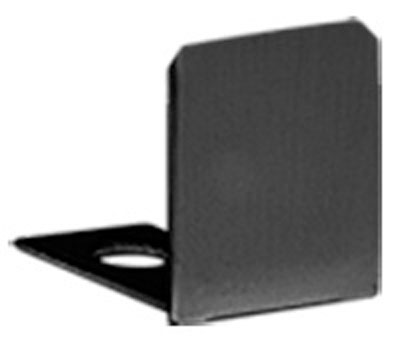 CRL Matte Black End Cap for 3/8" Deep U-Channel - 10 Pack