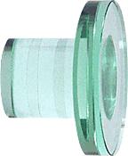 CRL UV Bond Solid Glass Door Knob