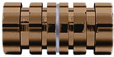 CRL Contemporary Style Oil Rub Bronze Finish Back-to-Back Shower Door Knob