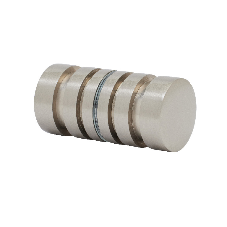 CRL Contemporary Style Brushed Nickel Finish Back-to-Back Door Knob