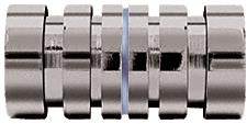 CRL Contemporary Style Gun Metal Finish Back-to-Back Shower Door Knob