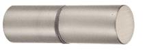 CRL Cylinder Style Brushed Nickel Finish Back-to-Back Shower Door Knob