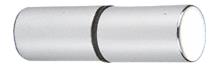 CRL Cylinder Style Polished Chrome Finish Back-to-Back Shower Door Knob