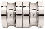 CRL Polished Nickel Euro Style Back-to-Back Shower Door Knobs
