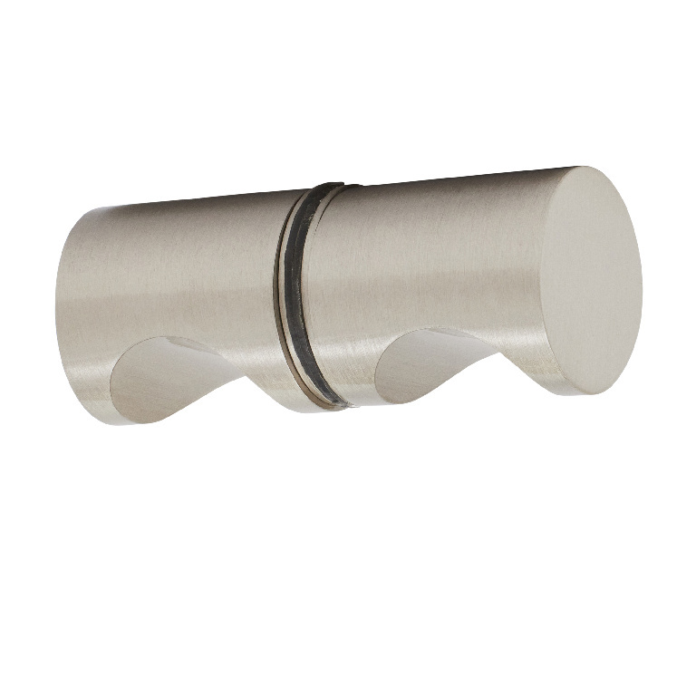 CRL Brushed Nickel Back-to-Back E-Z Grip Style Knob
