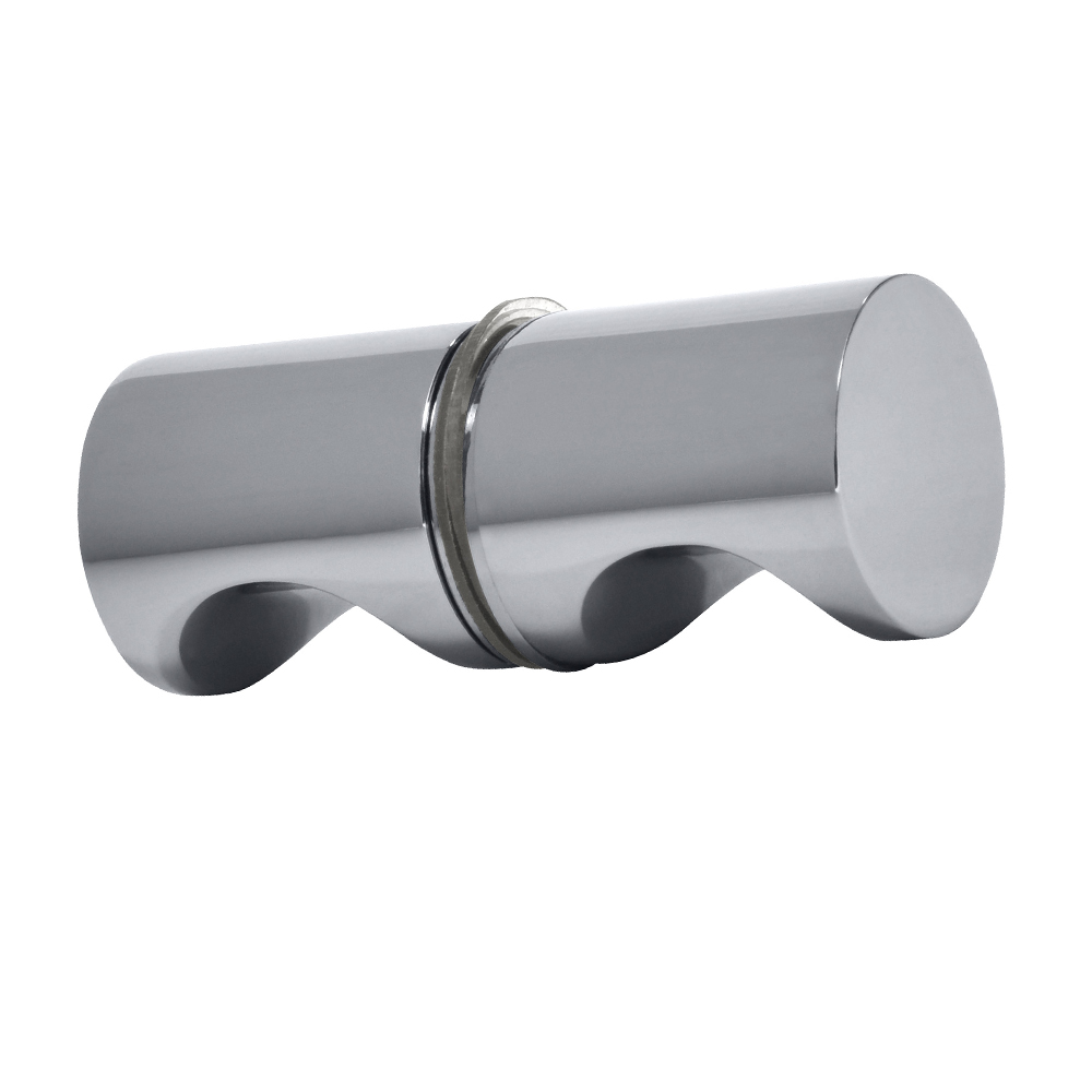 CRL Polished Chrome Back-to-Back E-Z Grip Style Knob