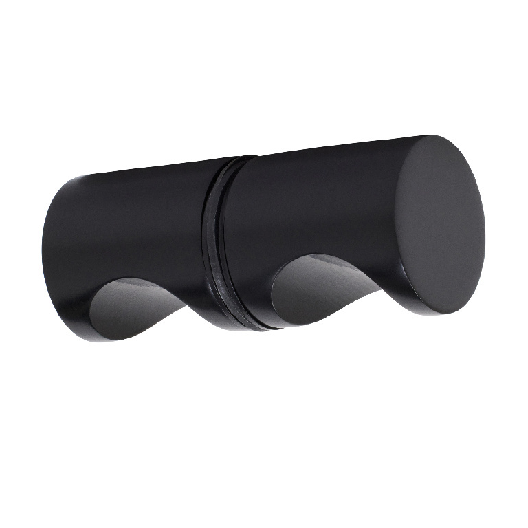 CRL Matte Black Back-to-Back E-Z Grip Style Knob