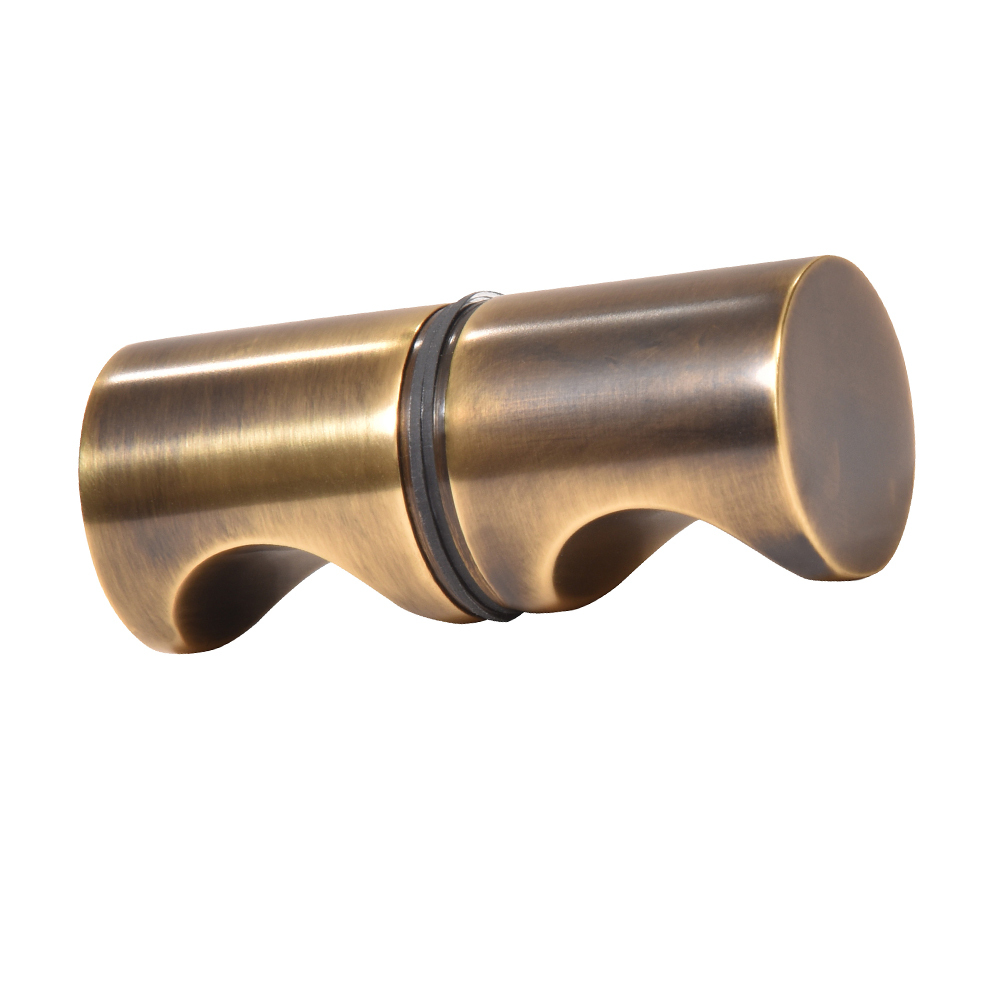 CRL Vintage Brass Back-to-Back E-Z Grip Style Knob