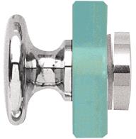 CRL Polished Nickel Traditional Style Single-Sided Door Knob