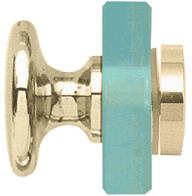 CRL Satin Brass Traditional Style Single-Sided Door Knob