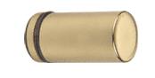 CRL Cylinder Style Polished Brass Finish Single-Sided Shower Door Knob