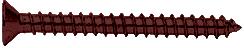 CRL Oil Rubbed Bronze #10 x 2" Wall Mounting Flat Head Phillips Sheet Metal Screw - Package
