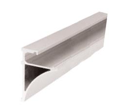 CRL 96" Brite Anodized Aluminum Shelving Extrusion for 1/4" Glass