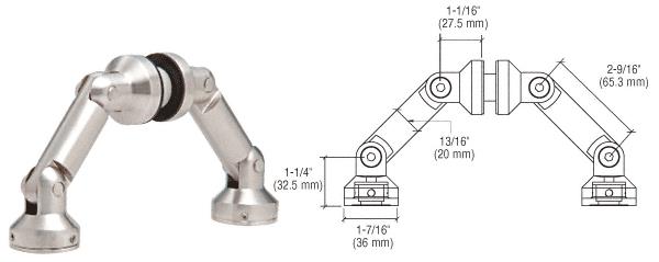 CRL Glass-to-Wall Column Swivel Fitting