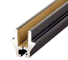 CRL Gripping Jaw Replacement for 4" and 6" Door Rails Using 1/2" Glass