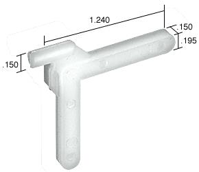 CRL Swivel Key - 1.24" Leg; .15" Width - Bulk 100 Pack