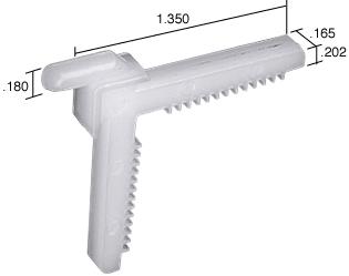 CRL Swivel Key - 1.35" Leg; .165" Width - Package