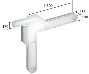 CRL Swivel Key - 1.30" Leg; .185" Width - Bulk 100 Pack