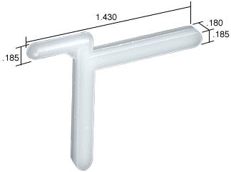 CRL Swivel Key - 1.43" Leg; .18" Width - Bulk 100 Pack