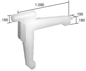 CRL Swivel Key - 1.09" Leg; .195" Width - Bulk 100 Pack