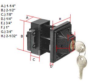 CRL Keyed Deadbolt Lock