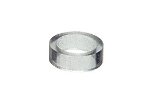 CRL 9/16" Clear Macaroni for 1-1/4" Standoff Cap Assembly - Pack of 10