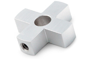 Standoff 4-Way Hub for GSO Standoffs - 1-1/4" Diameter, 3/8" Thickness