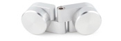 Standoff Fixed Hinge - 1" Diameter, 3/8" Thickness