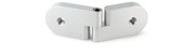 Standoff Fixed Hinge - 1" Diameter, 5/16" Thickness