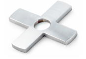 Standoff 4-Way Hub for GSO Standoffs - 1-1/2" Diameter, 1/8" Thickness