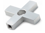 Standoff 4-Way Hub for GSO Standoffs - 1-1/2" Diameter, 1/4" Thickness