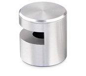 Standoff Edge Grip with Threaded Cap - 1" Diameter, Holds 1/4"