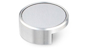 Standoff Adjustable Panel Mount Clip - 1" Diameter, Holds 1/8", 1/4" or 3/16"