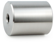 Round Stainless Steel Standoff Base - 1-1/4" Diameter, 1-1/2" Length