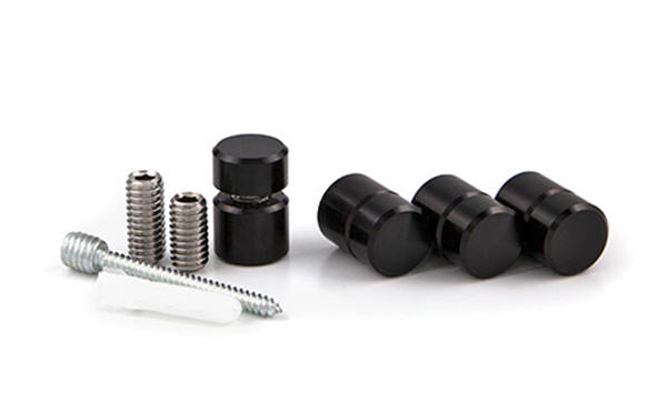 Black StandOff Kit - 5/8" Diameter, 1/2" Length