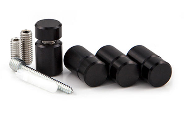 Black StandOff Kit - 5/8" Diameter, 3/4" Length