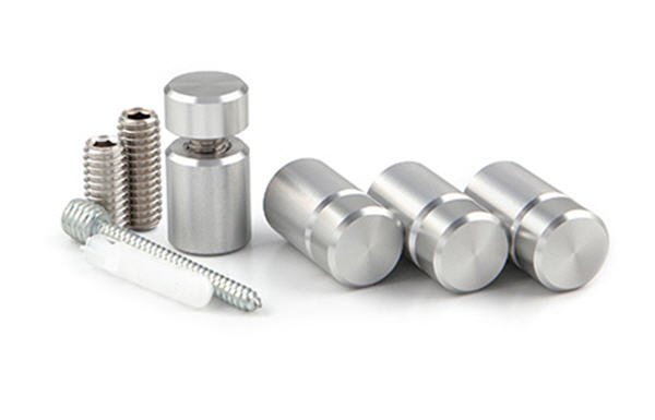 Clear Satin StandOff Kit - 5/8" Diameter, 3/4" Length