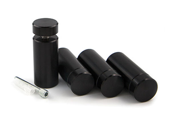 Black StandOff Kit - 1" Diameter, 2" Length