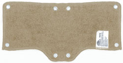 Snap-on Sweatband for Hard Hats, Beige - Pack of 10