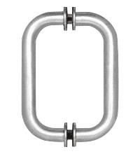 CRL Polished Chrome 6" Back-To-Back Solid Brass 3/4" Diameter Pull Handles with Metal Washers