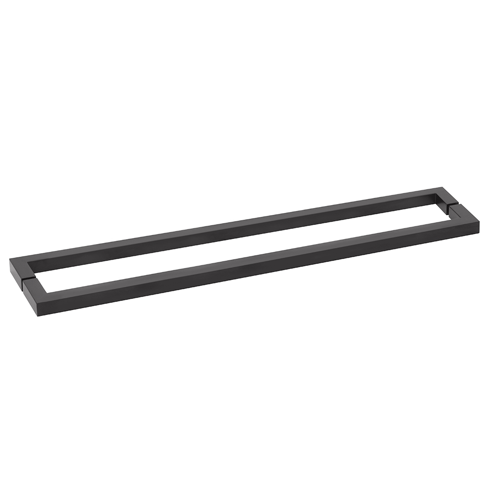 CRL Oil Rubbed Bronze "SQ" Style 24" Back-to-Back Towel Bar