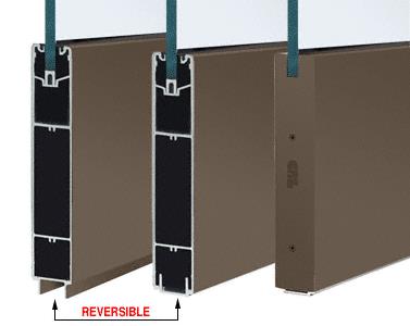 CRL Oil Rubbed Bronze 10" Square Sidelite Rail for 3/8" and 1/2" Glass - Custom Length