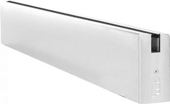 CRL Brushed Stainless 4" Square Sidelite Rail - 120" Long