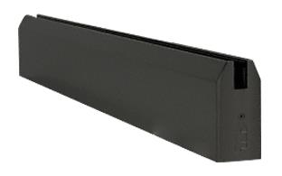 CRL Black 4" Tapered Sidelite Rail - 120" Long