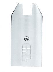 CRL Brite Anodized 4" Tapered End Cap for Sidelite Rails