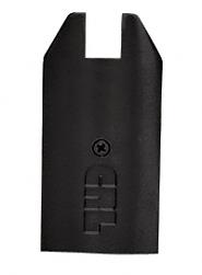 CRL Black 4" Tapered End Cap for Sidelite Rails