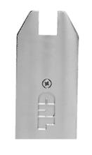 CRL Brite Brushed Anodized 4" Tapered End Cap for Sidelite Rails