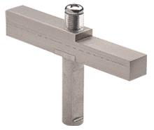 CRL Brushed Nickel Adapter Block Used with Senior Prima Hinges